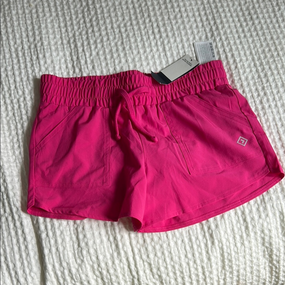 Kids Pink Athletic Shorts